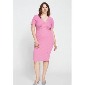 Universal Standard Pink Midi Dress (size large/ 22w)